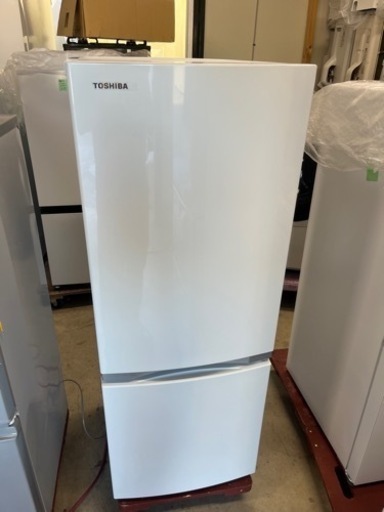 2019年製　東芝ノンフロン2ドア冷蔵庫153L/ホワイト/配送設置可能