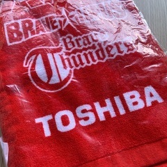 未使用品★ブレイブサンダース TOSHIBA マフラータオル スポーツタオルの画像