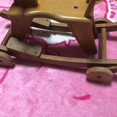 木馬 子供 遊び レトロ 車輪付き 知育玩具の画像