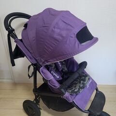 ベビーカー Air Buggy エアバギーブレーキモデル（パープル）