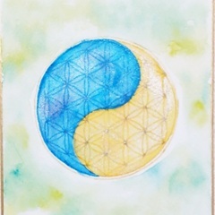 幾何学模様アート【フラワーオブアート】講座の画像