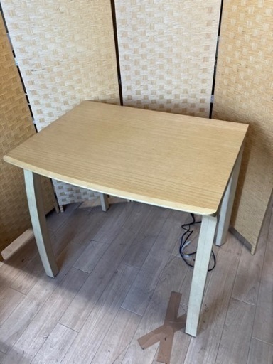 【引取】①② karimoku カリモク デスク 学習机 コンセント付き