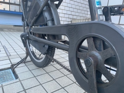 中古　ブリジストン20インチ　3段変速　ライト　鍵付き
