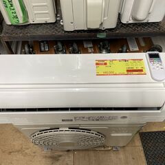 K04487　日立　2021年製　中古エアコン　主に10畳用　冷房能力　2.8KW ／ 暖房能力　3.6KW