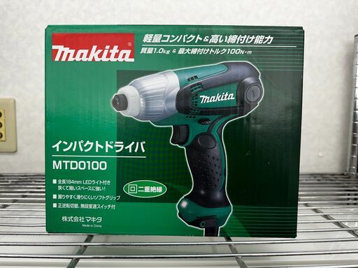 ☆ジモティー割引有☆　makita/インパクトドライバ/MTD0100