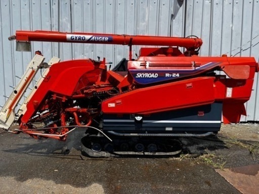 取引先決定クボタ スカイロード R1-24 コンバイン 3条刈り 稼働