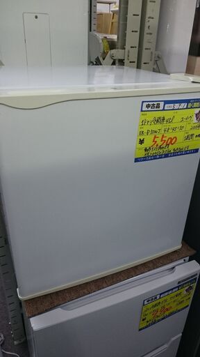 (2023.09.20お買い上げありがとうございます。)（ユーイング）　1ドア冷蔵庫４５L　２０１６年製　ER-D50WJ　1ドア　４８ｃｍ幅　　右開き　　高く買取るゾウ八幡東店