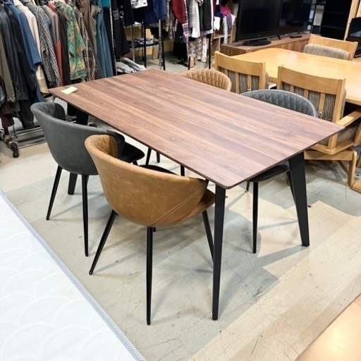 新築 展示品 ダイニングテーブル チェア セット 140×80×72cm
