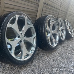 22インチ ホイール SUV ハリアー ムラーノ ランクル プラド