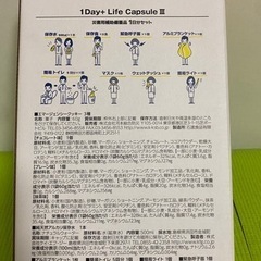 災害用補助備蓄品　1日分セットの画像