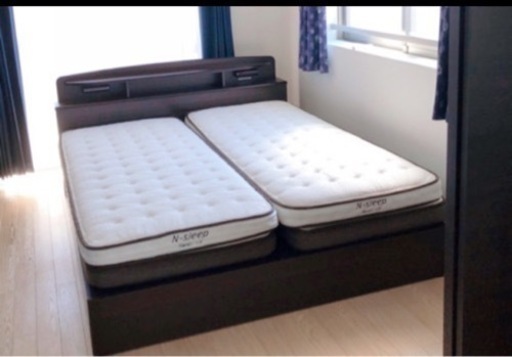 元値15万円 クイーンベッド＋マットレス付き