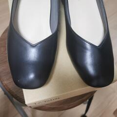 Le Talon リクルートパンプス4cm　黒　22.5cmの画像