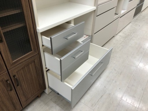 ニトリ レンジボード NBANDA グレー×ホワイト【トレファク堺福田店】