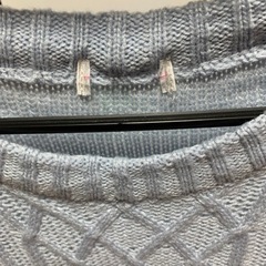 ロング丈ニットの画像