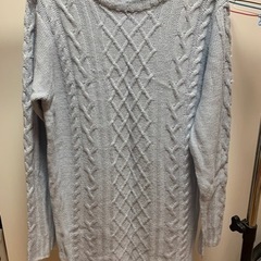 ロング丈ニット