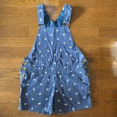 オーバーオール・サロペット・ロデオクラウンズ・ネイビー×白・ピー...