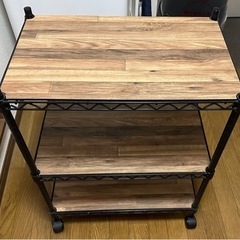 3段棚(キャスター付)⭐️お渡しする方決まりましたの画像