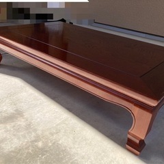 【受付終了】座卓　ローテーブル　けやき　天然木の画像