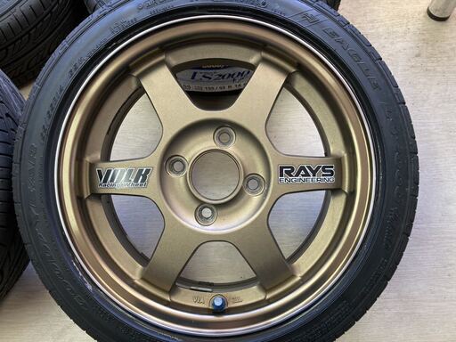 155/55R14 69v 5.5jホイール4h100ちょいひっぱり - メルカリ