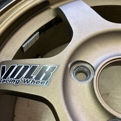 新品タイヤ付き!RAYS VOLKRACING TE37◇14インチ 5.5J+45 PCD100