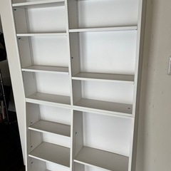 本棚　白の画像