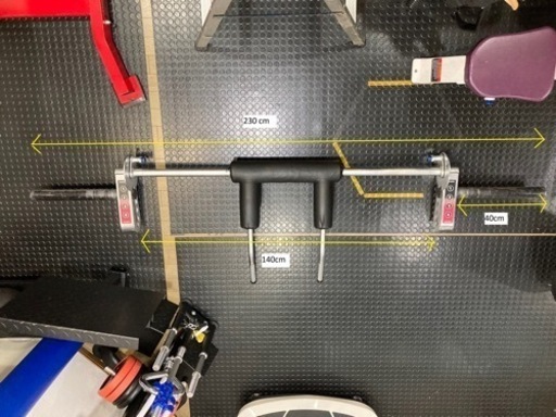 アジャスタブルセーフティスクワットバー