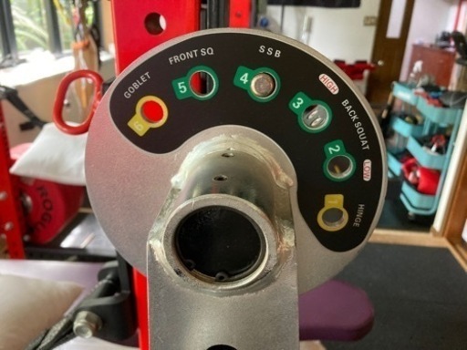 アジャスタブルセーフティスクワットバー