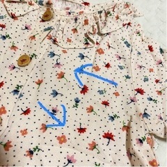ZARA BABY 花柄トップス　6〜9m 74サイズの画像