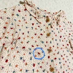 ZARA BABY 花柄トップス　6〜9m 74サイズの画像