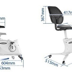 Flexispot Sit2Go FC211 フィットネスバイク/バイクチェアFC211の画像