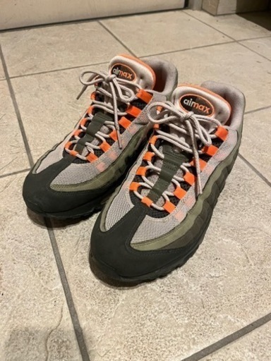 人気・希少カラー❗️ナイキ エアマックス95 ストリング/トータルオレンジ 27cm