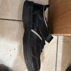 黒　男性用マジックテープ　スニーカーの画像
