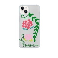 花柄のスマホケース
