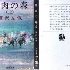 【文庫古本】笹沢佐保「骨肉の森(上・第4刷、下・第4刷)」・・・ドラマ化。親子三代が同居する中流家庭で起こった殺人事件を発端に家庭崩壊・・・の画像