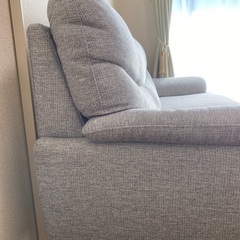 【お譲り先決まりました】ニトリ3人がけソファお譲りしますの画像