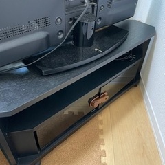 テレビ台　ブラック　角置き　あげます