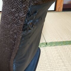 ニトリで購入した座椅子　カバー付き（ブラウン）の画像