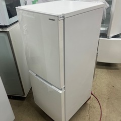 【付け替え両開き】2021年製　SHARPノンフロン2ドア冷蔵庫152L/ホワイトの画像
