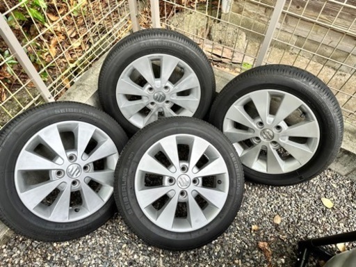 (決まりました)ブリヂストン 155/65R14 純正アルミ付　ワゴンR