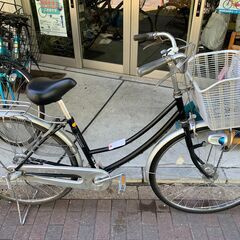 中古自転車　変速オートライト付き自転車　２７インチ　