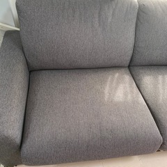 グレーソファ　2.5人〜3人掛けの画像