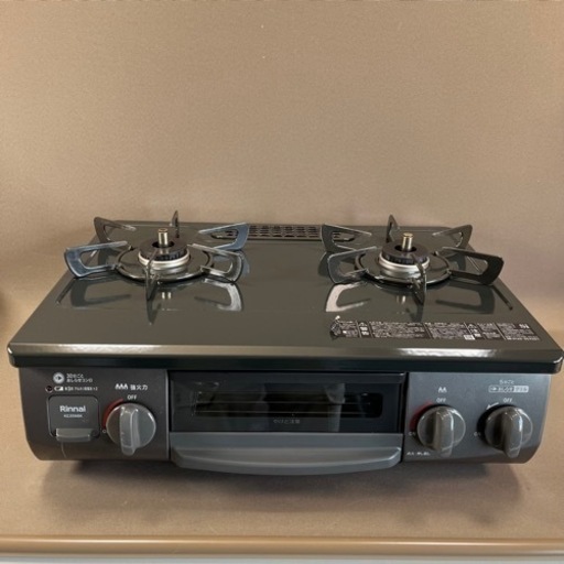 Rinnai リンナイ　都市ガス用 ガステーブル　KG35NBK RT35NJH　2022年製　中古