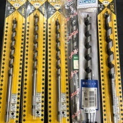 兼用ピット　木用　小林式　6本セット　新品　大工道具