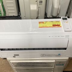 K04494　富士通　2018年製　中古エアコン　主に6畳用　冷房能力　2.2KW ／ 暖房能力　2.5KW