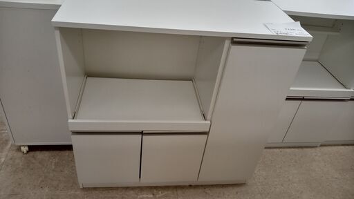 ★ジモティ割あり★ ニトリ レンジ台 白 H90×D39.5×W89 クリーニング済み TJ1795