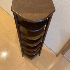 カリモク  スリッパラック　シューズラックの画像