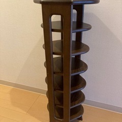 カリモク  スリッパラック　シューズラックの画像