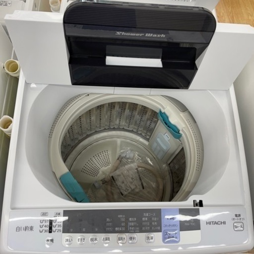 ★ジモティ割あり★  HITACHI 洗濯機　7.0kg 19年製　クリーニング済み SJ3172