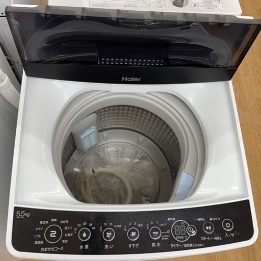 ★ジモティ割あり★  Haier 洗濯機　5.5kg 21年製　クリーニング済み SJ3170