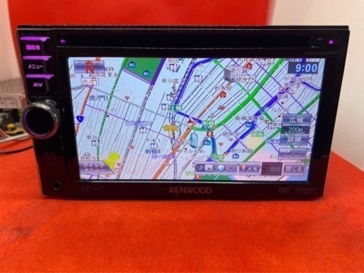 KENWOOD 簡単操作　MDV-434DT  フルセグ　新品バックカメラ付き　こ4